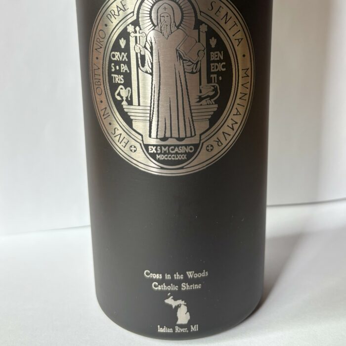 Blk Tumbler St. Benedict