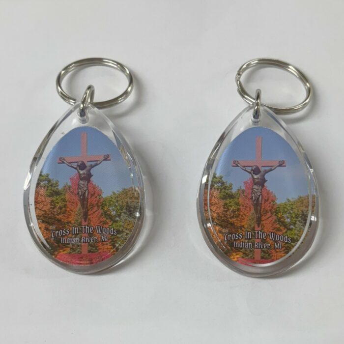 Acrylic Teardrop Keychain