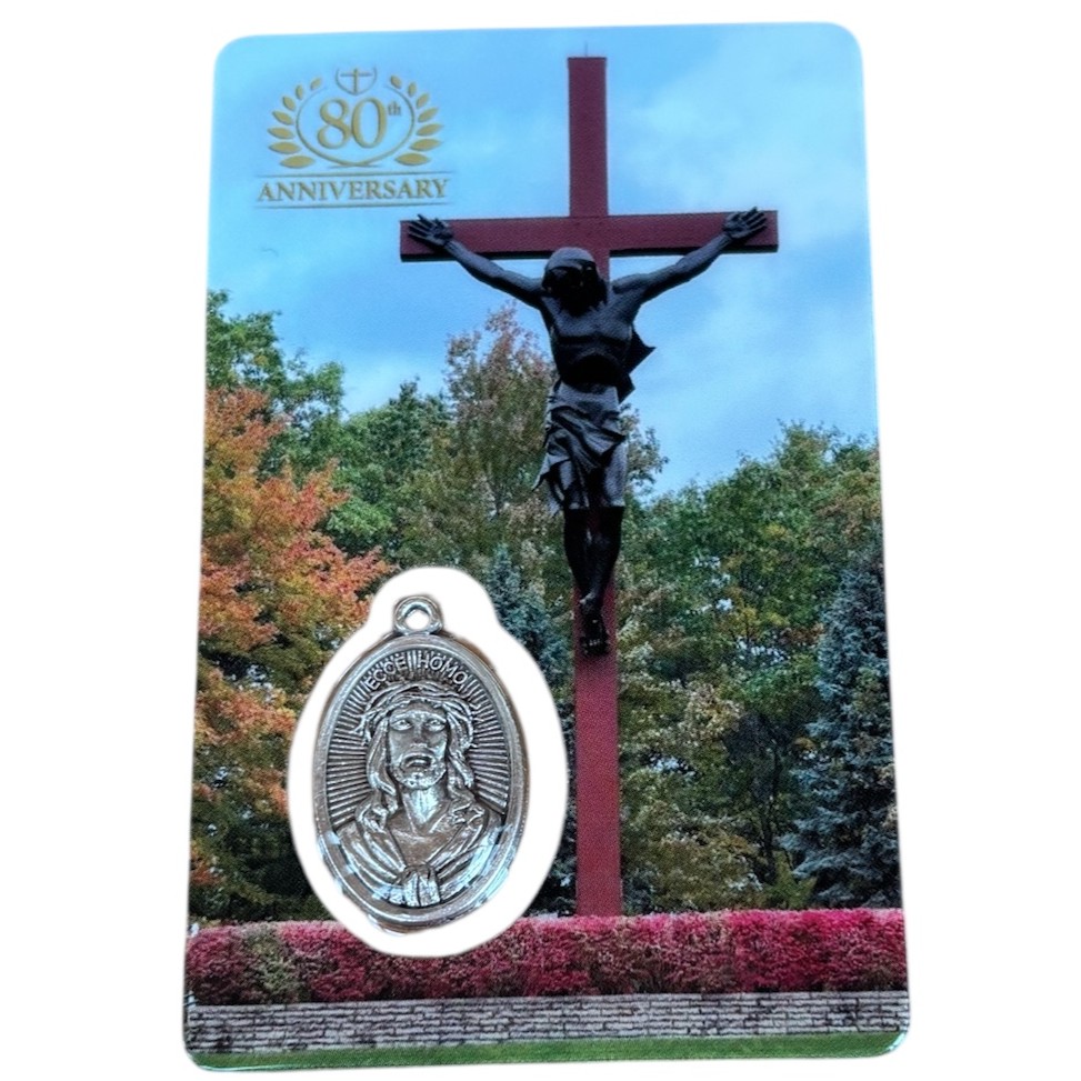 80th Holy Card Medal